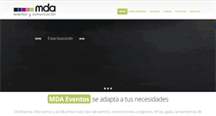 Desktop Screenshot of mdaeventos.com